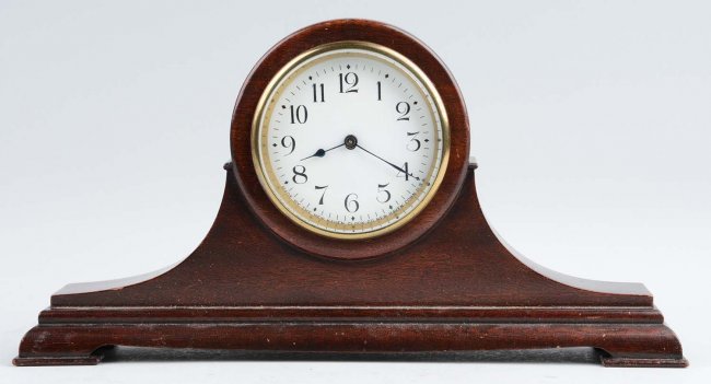 New Haven Clock Company Tambour Mantle Clock-ClockPrices.Com