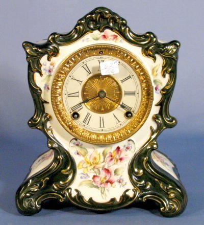 Ansonia “tacoma” China Case Clock-ClockPrices.Com