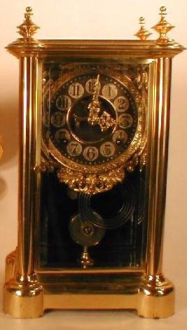 ANSONIA SYMBOL BRASS REGULATOR