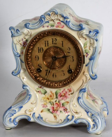 Ansonia Tacoma China Clock