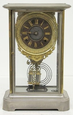 Ansonia “Symbol” Large Fancy Crystal Regulator