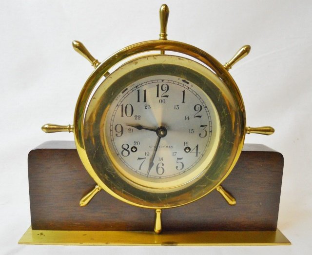 Seth Thomas “helmsman” Ship’s Bell