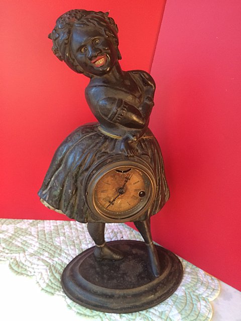 Antique Topsey Clock