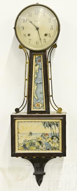 Ingraham Banjo Style Treasure Island Clock