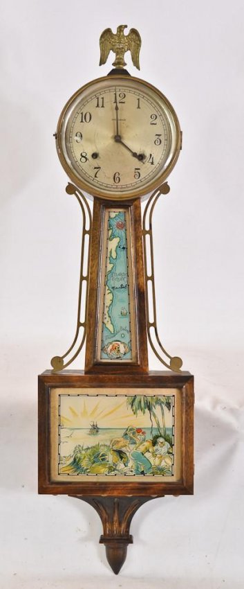 Ingraham Treasure Island banjo clock