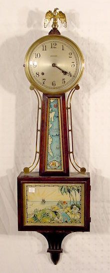 Ingraham “Treasure Island ” Banjo Clock NR