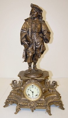 Ansonia “Undine & Male Statue” Clock