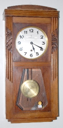 French Art Deco “Vendette” Box Clock