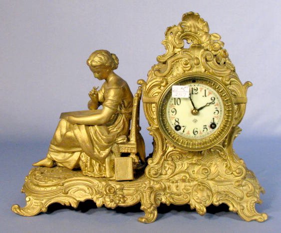 Ansonia “Vassar” Statue Clock