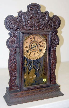Sessions Oak “Victor No. 41” Kitchen Clock