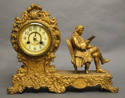 Waterbury figural clock