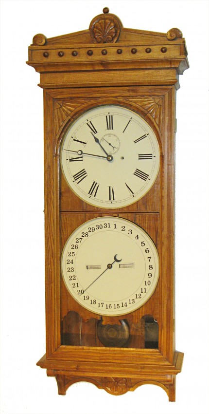 Ithaca Calendar Clock, Wall Style