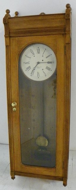 Oak case Howard Watch & Clock regulator