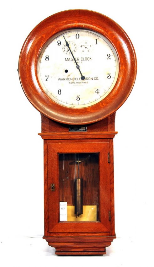 Warren Telechron Company Master Clock Type B