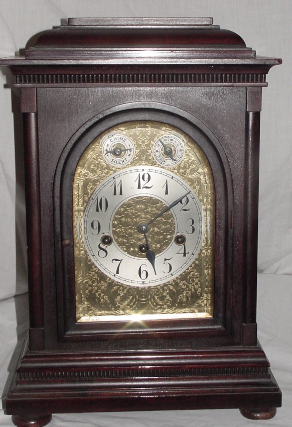 Junghans Bracket Clock w/Westminster Chimes