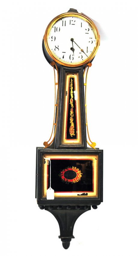 Antique Waterbury Clock Co. Willard No. 2 Banjo Ck