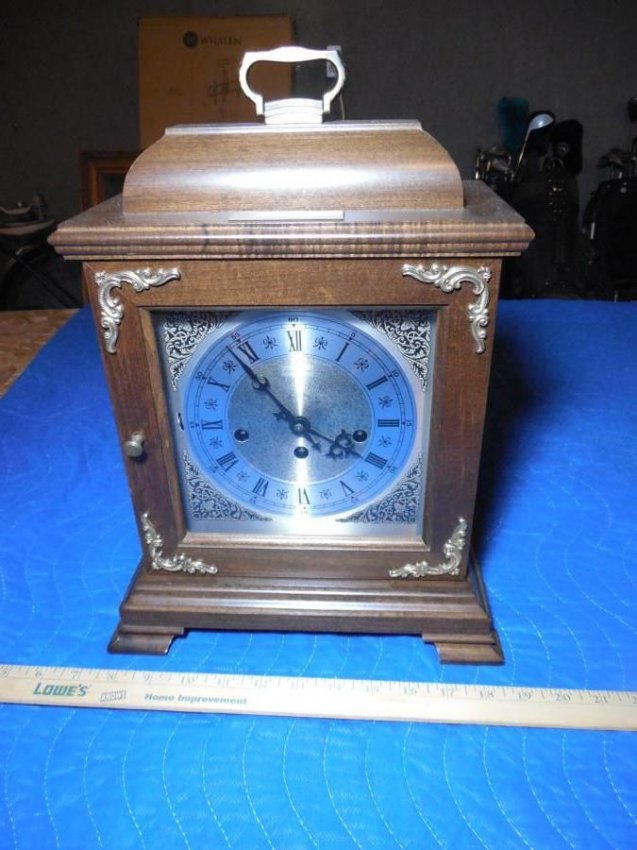 Vintage Hamilton Presentation Clock Wheatland
