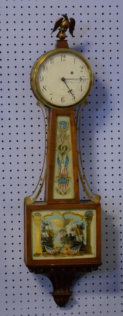 Waltham Clock Co,Willard style full size weight banjo