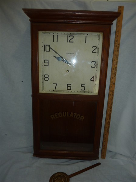 Rare Western Union Time Clock by Ingraham