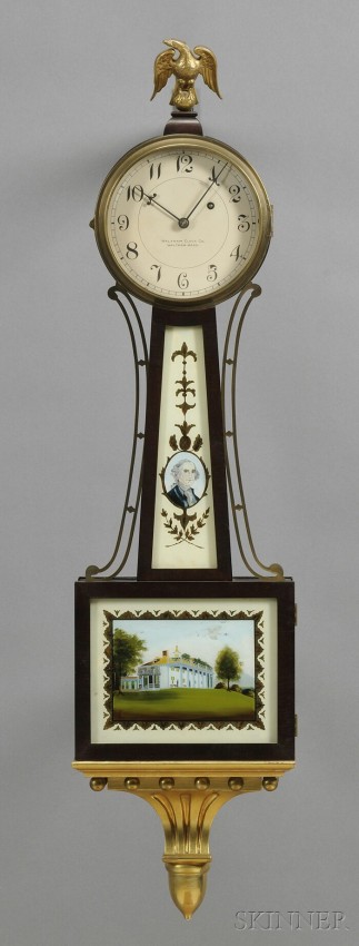 Waltham Mahogany “Willard” No. 31 Banjo Clock, Wal