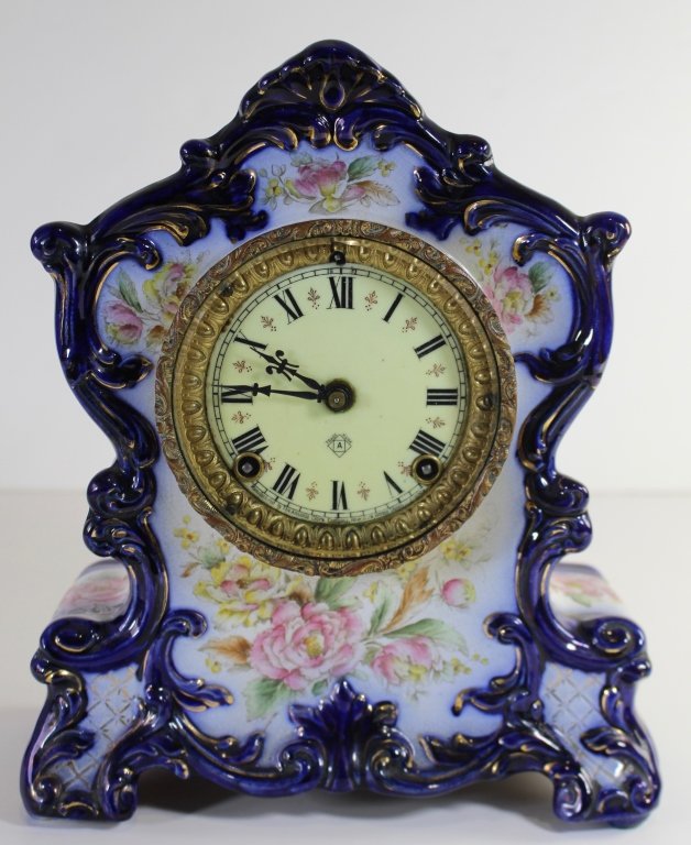 Royal Bonn/ Ansonia Porcelain Clock