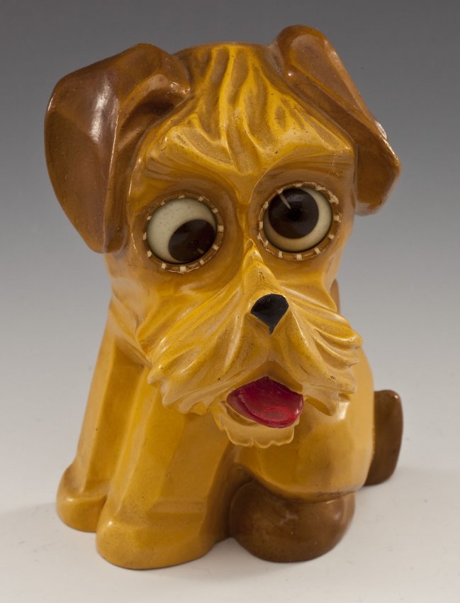 Oswald Rotating Eyes Dog Clock Yorkshire Terrier
